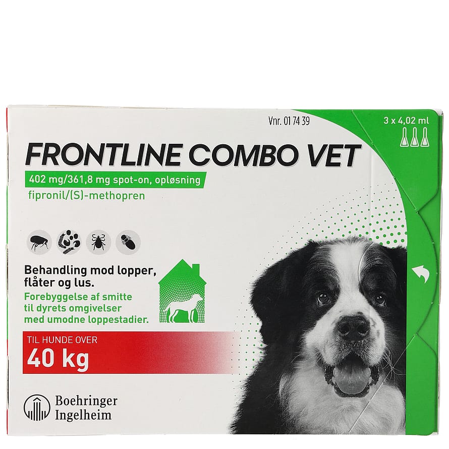 Frontline Combo Hund 40+ kg 3 stk