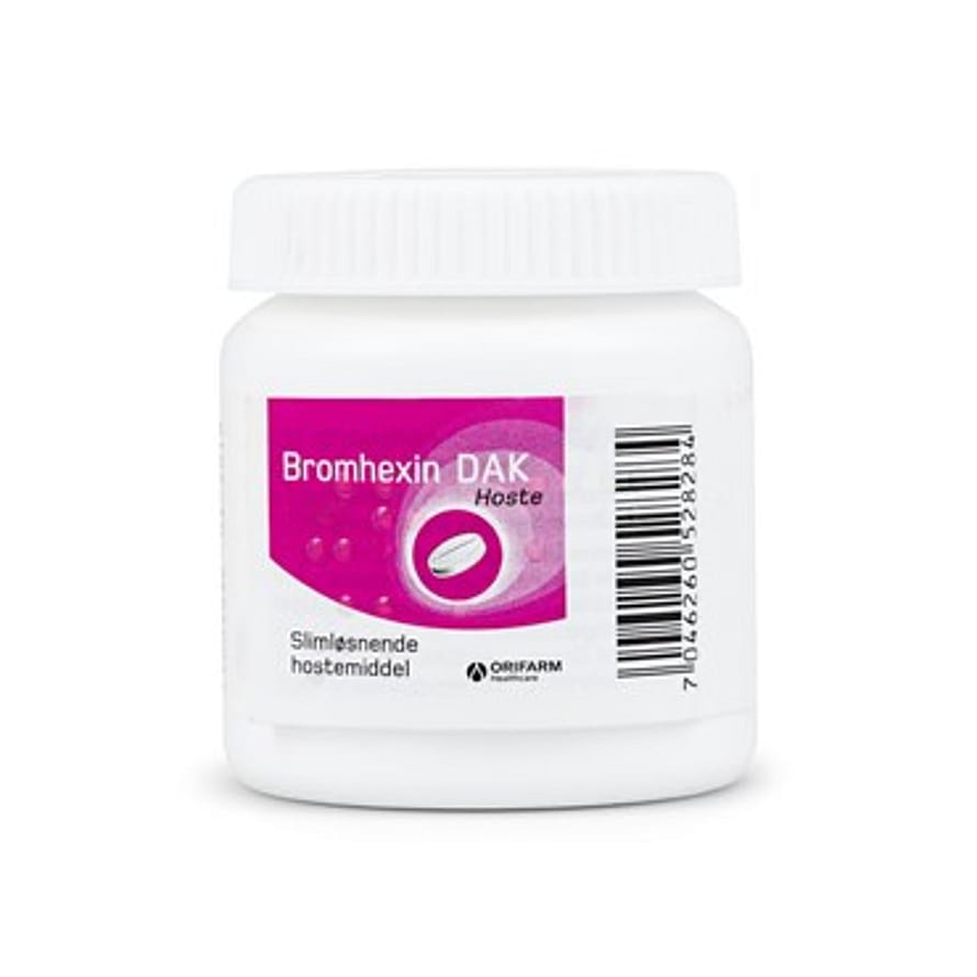 Bromhexin Tabletter 8 mg 100 stk
