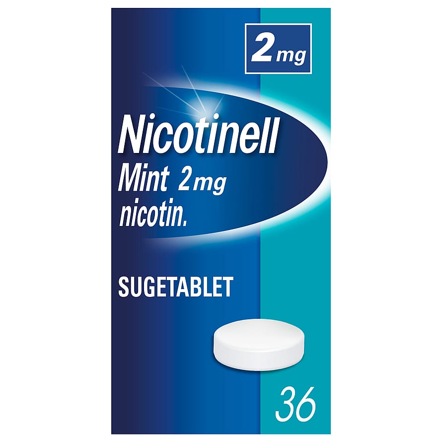 Nicotinell Mint Sugetablet 2 mg 36 stk