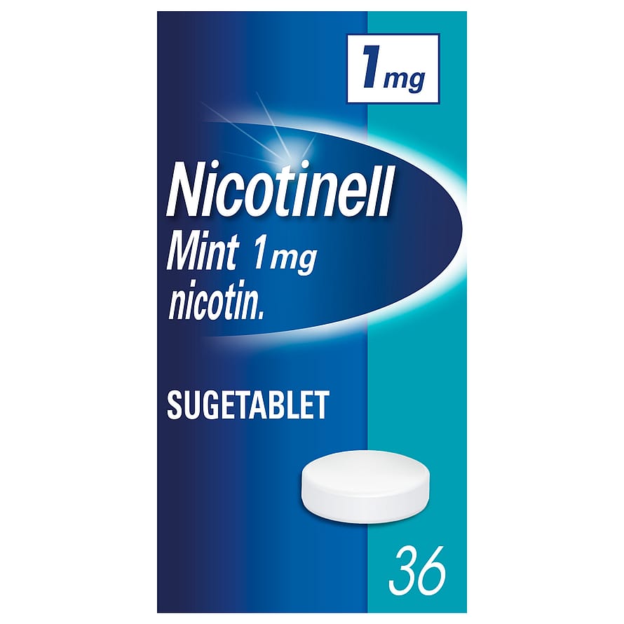 Nicotinell Mint Sugetablet 1 mg 36 stk