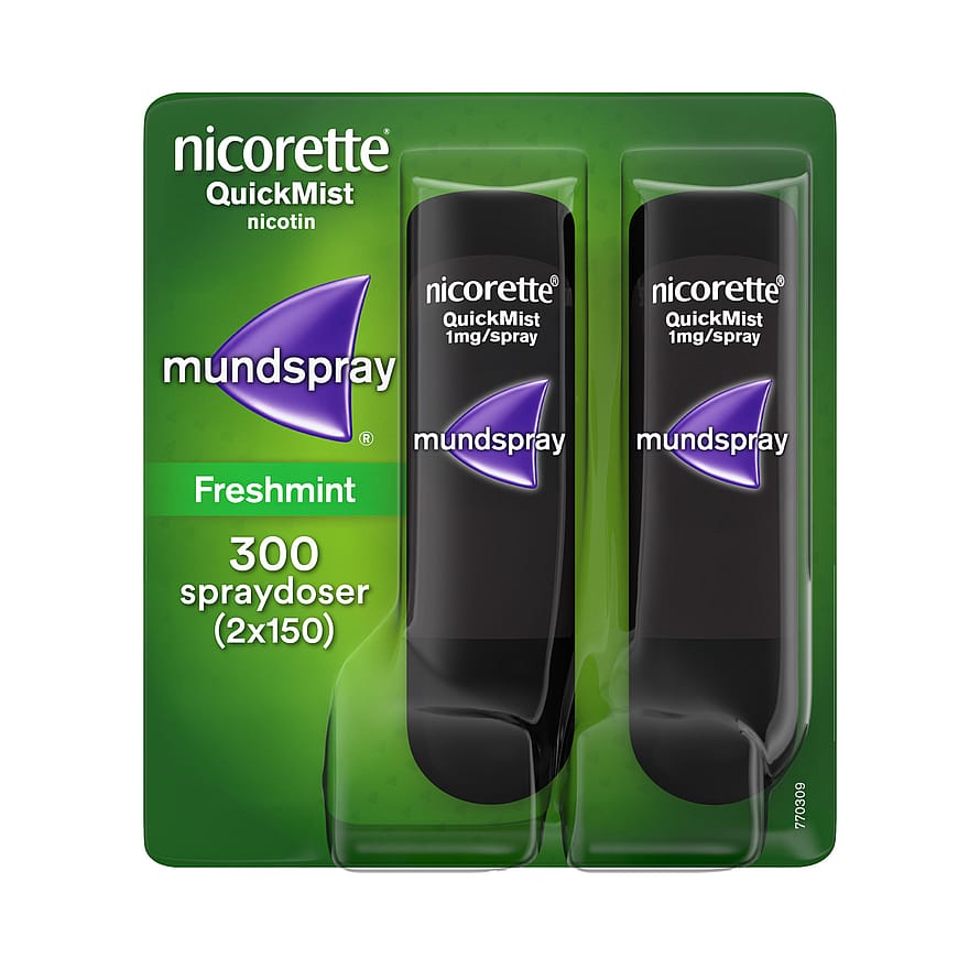 Nicorette® QuickMist 1 mg/spray, mundhulespray, opløsning