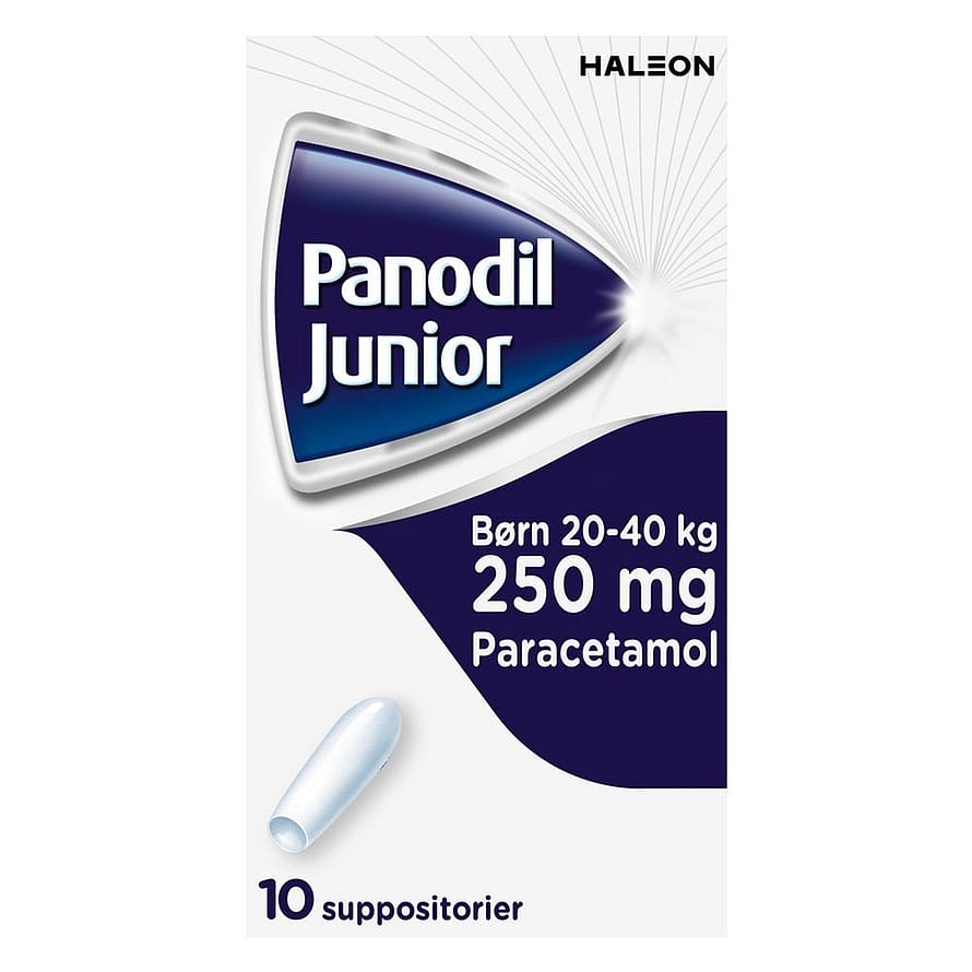 Panodil Junior 250 mg suppositorier 10 stk.