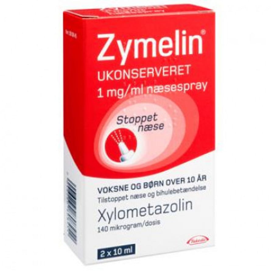 Zymelin Næsespray Ukonserveret 1 mg/ml 2x10 ml