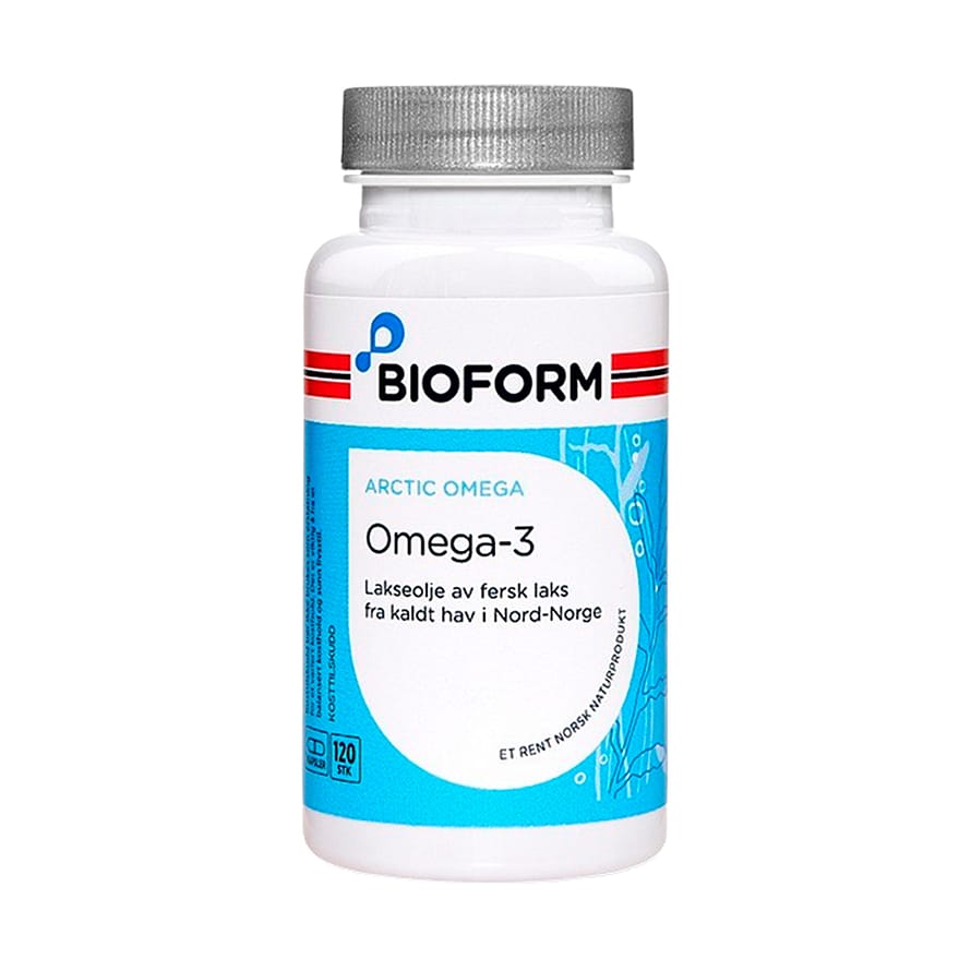 Bioform Omega 3 (NordNorsk Lakseolie) 120 kaps.