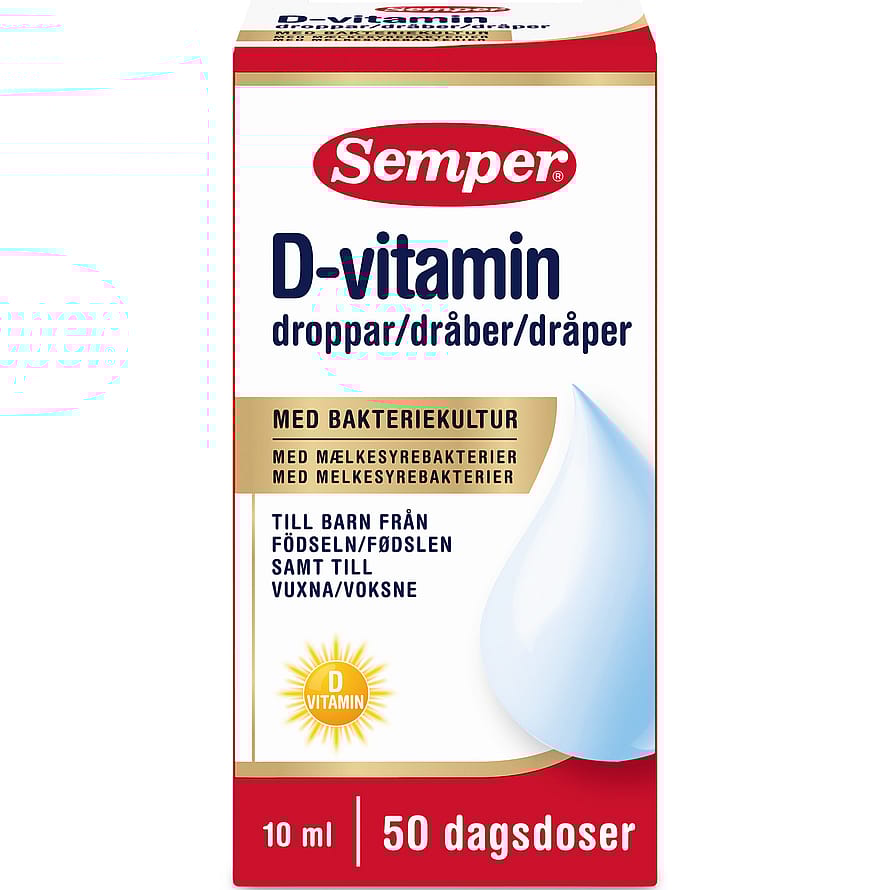 Semper D-vitamin dråber 10 ml