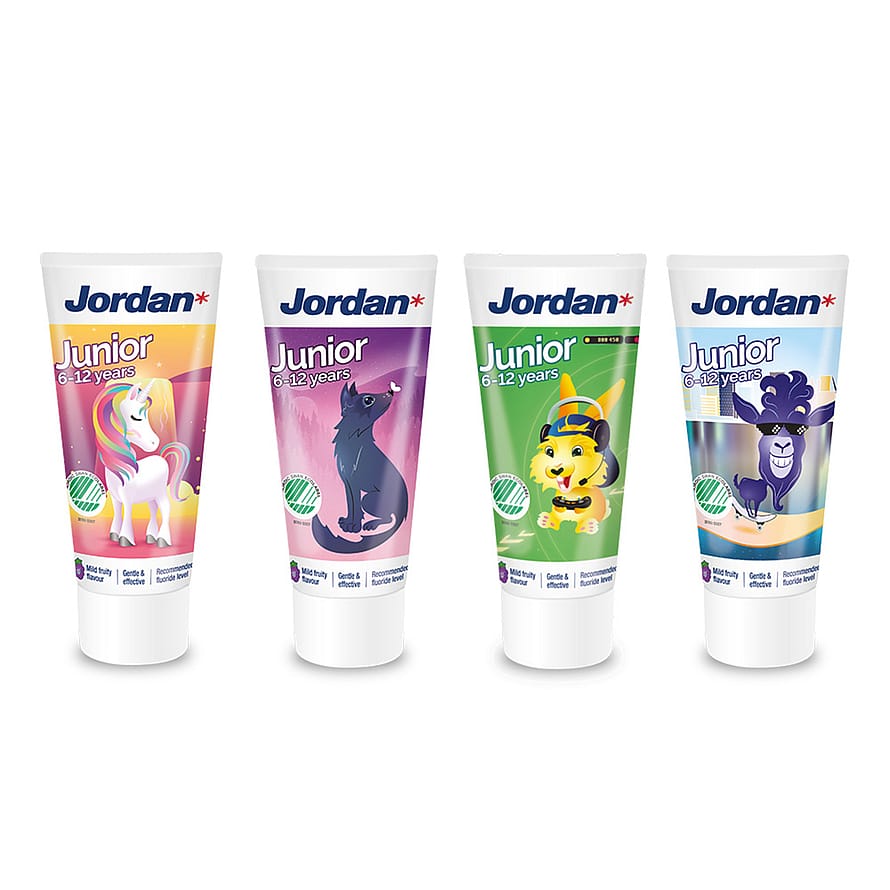 Jordan Tandpasta Junior 6-12 år