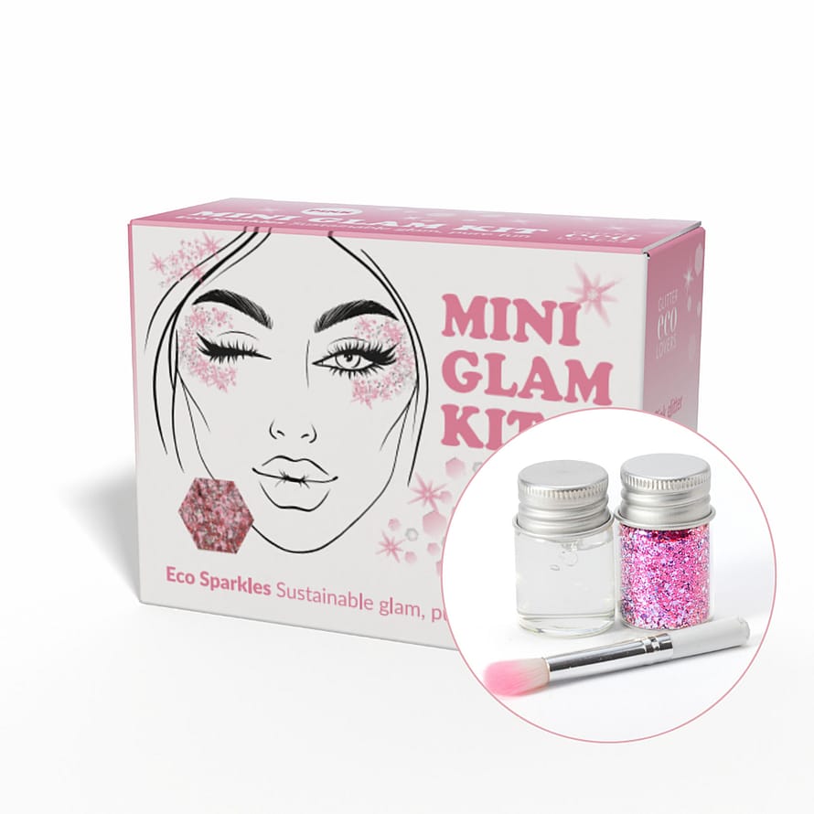 Glitter Eco Lovers Mini Glam Kit Pink