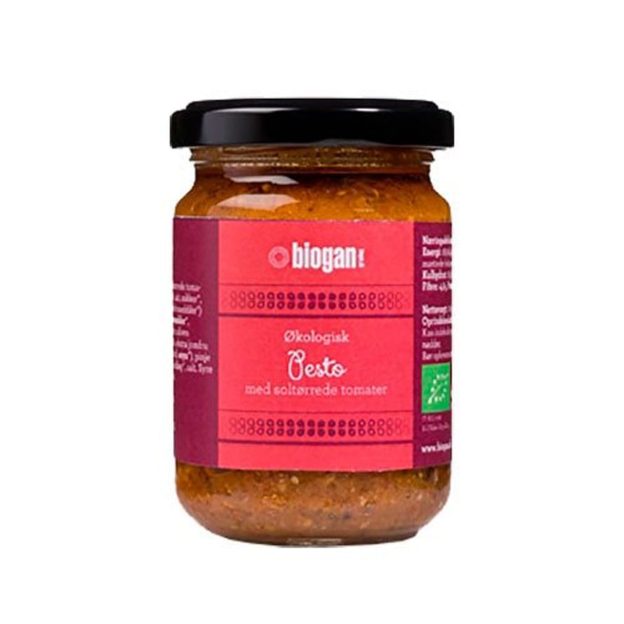 Biogan Pesto rød Vegan Ø 120 g