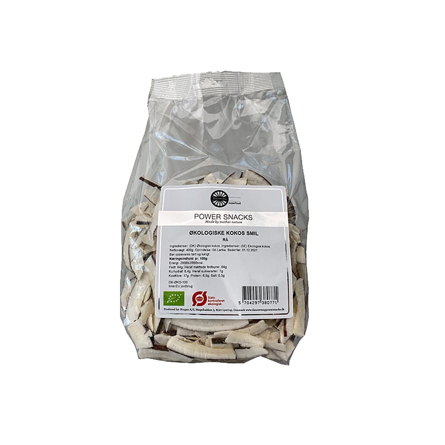 Biogan Kokos Smil rå Ø 400 g