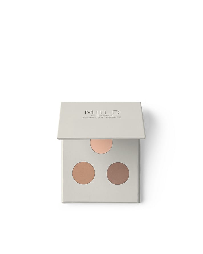 MIILD Natural Mineral Eyeshadow & Eyebrow Kit 01 Light Earth