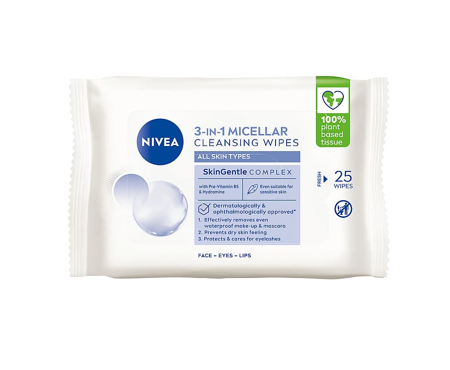 NIVEA Micellair Cleansing Wipes 25 stk.