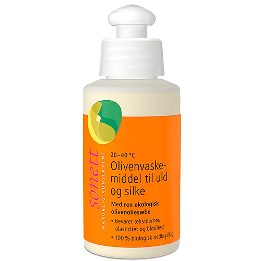 Sonett Vaskemiddel til uld, silke - oliven