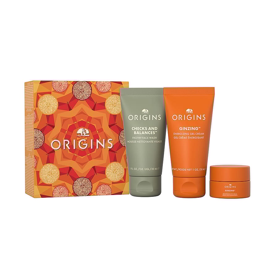 Origins Mini Travel Essentials Trio Gaveæske