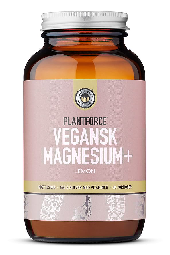Plantforce Magnesium+ Vegansk Lemon 160 g