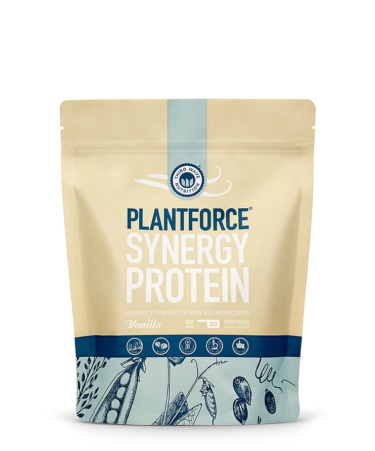 Plantforce Synergy Protein Vegansk Vanilla 400 g