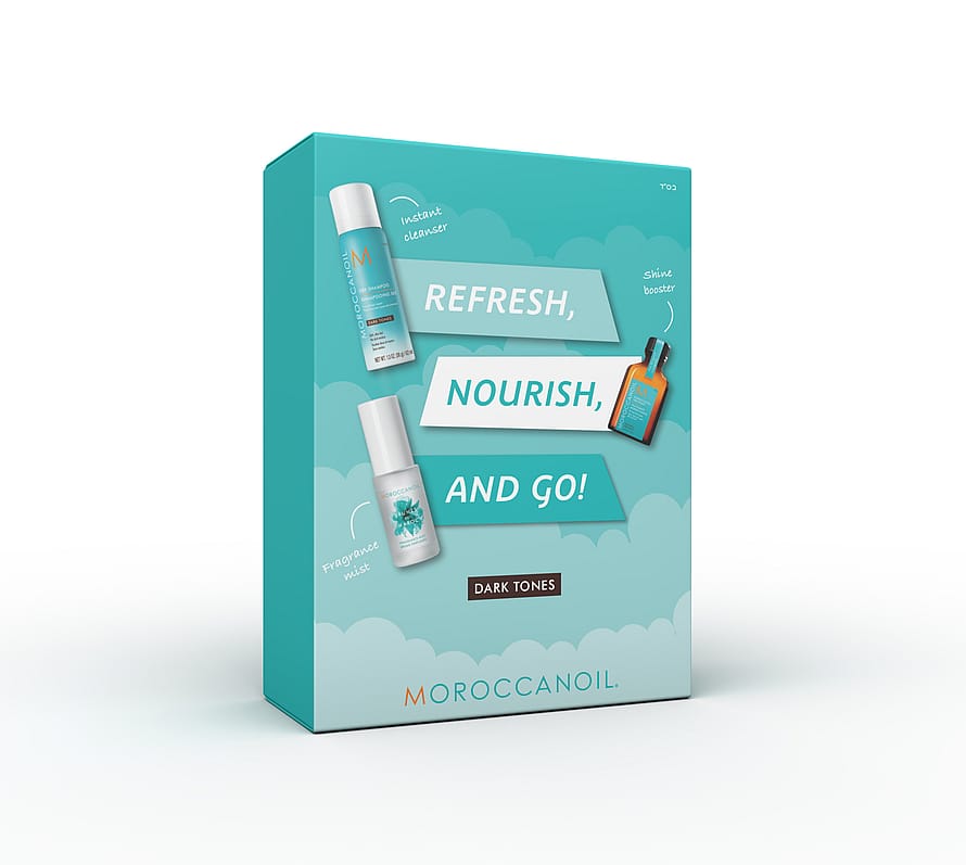 Moroccanoil Refresh, Nourish & Go Kit Dark
