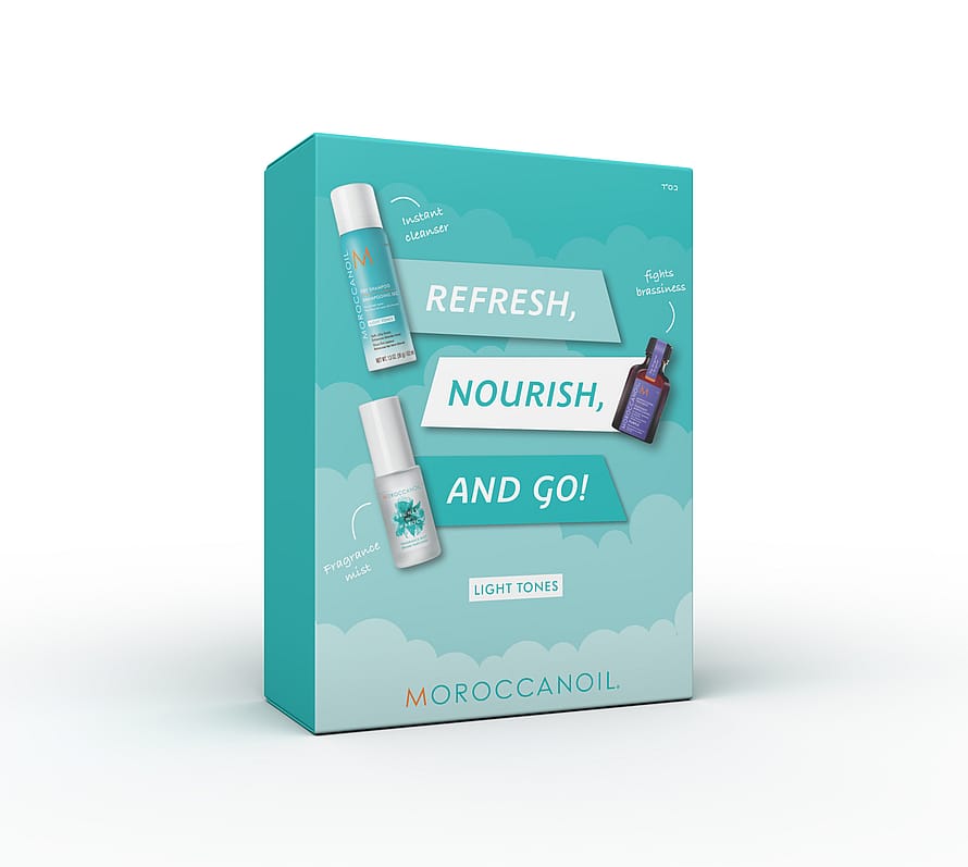 Moroccanoil Refresh, Nourish & Go Kit Light