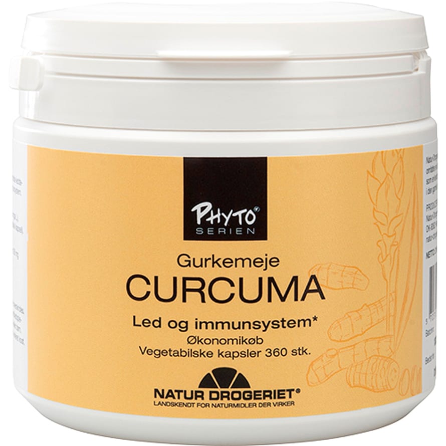 Natur Drogeriet Curcuma m. gurkemeje 495 mg 360 kaps.