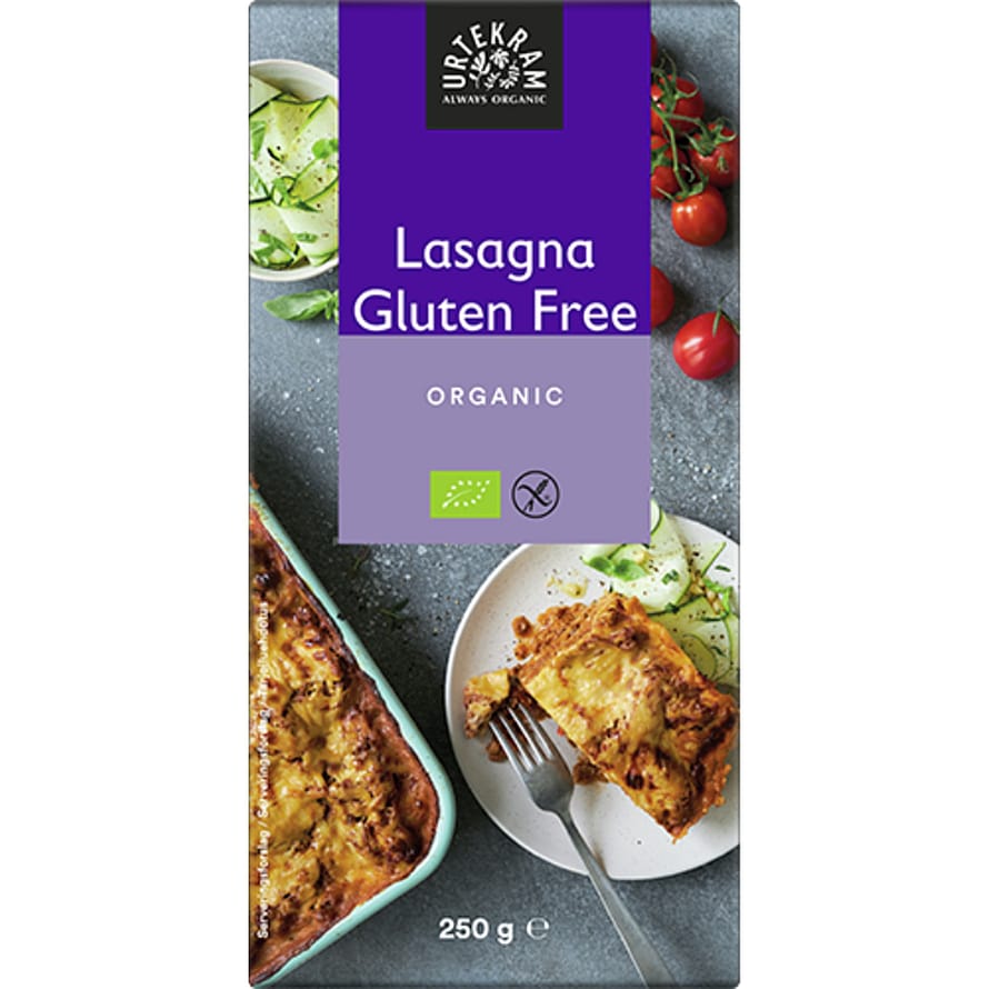 Urtekram Pasta lasagne glutenfri Ø 250 g