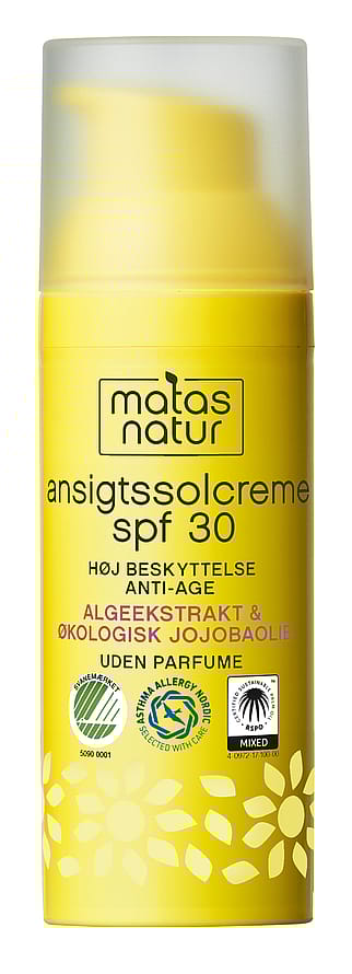 Matas Natur Ansigtssolcreme SPF 30 50 ml