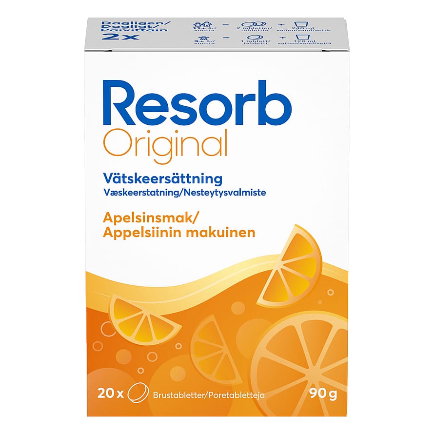 Resorb Original Appelsin 2 x 10 stk.
