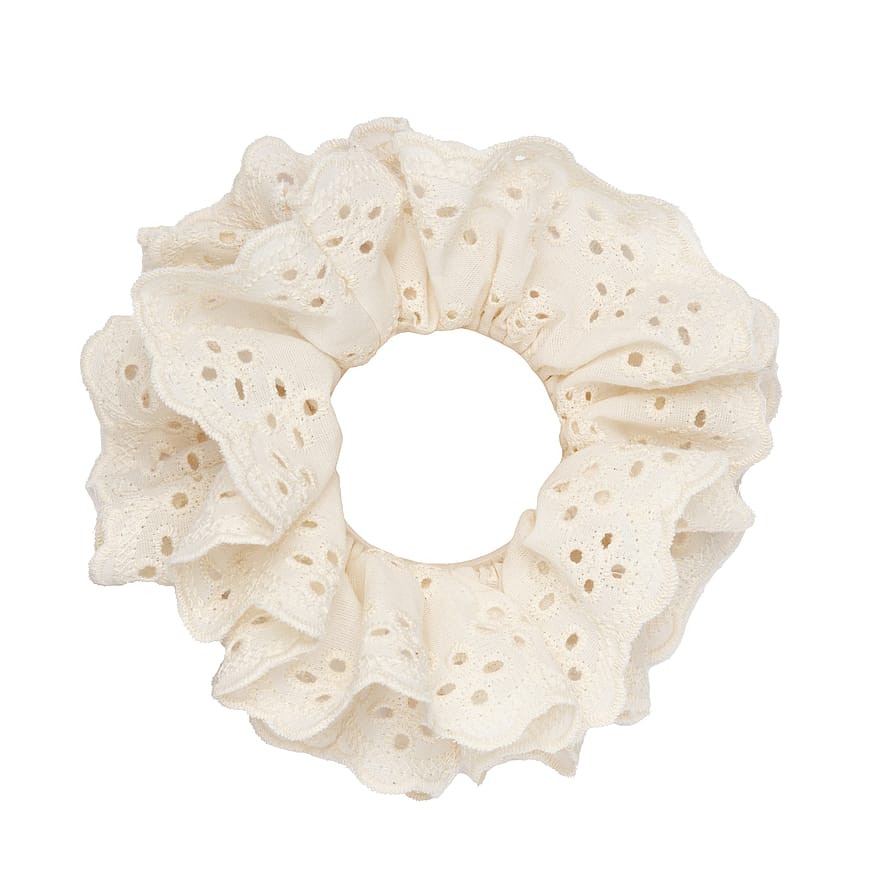 KICKS Beauty Broderie Scrunchie