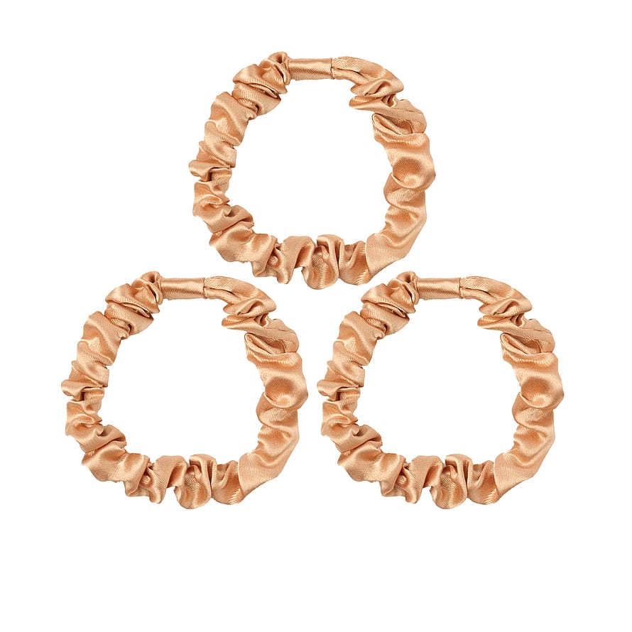 KICKS Beauty Slim Scrunchies 3-pack Beige