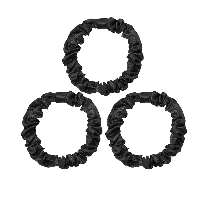 KICKS Beauty Slim Scrunchie Black