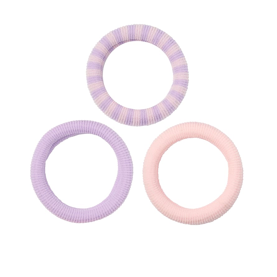 KICKS Beauty Soft Stretch Ties 3-pack Pink