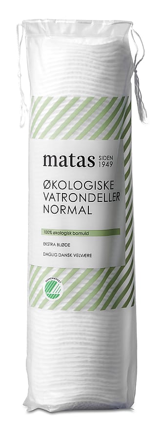 Matas Striber Økologiske Vatrondeller Normal 80 stk.