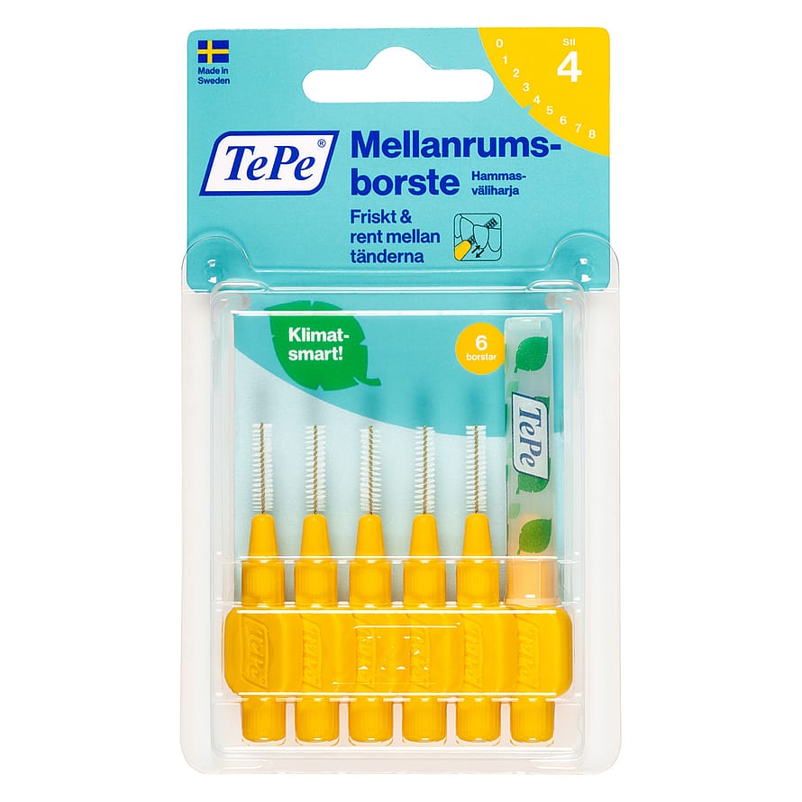 TePe® Mellemrumsbørste Original 0,7mm Gul 6 stk