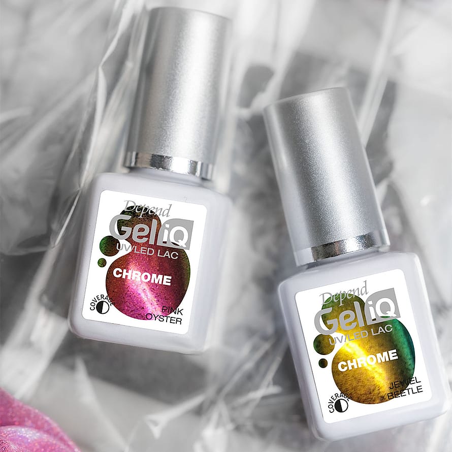 Depend Gel iQ Chrome Pink Oyster