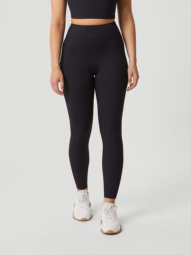 Björn Borg Studio Highwaist Rib Tights Black M Black M