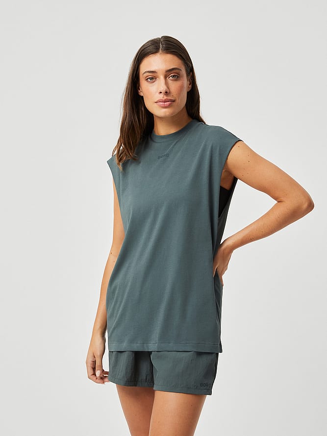 Björn Borg Studio Loose Fit Tank Green M