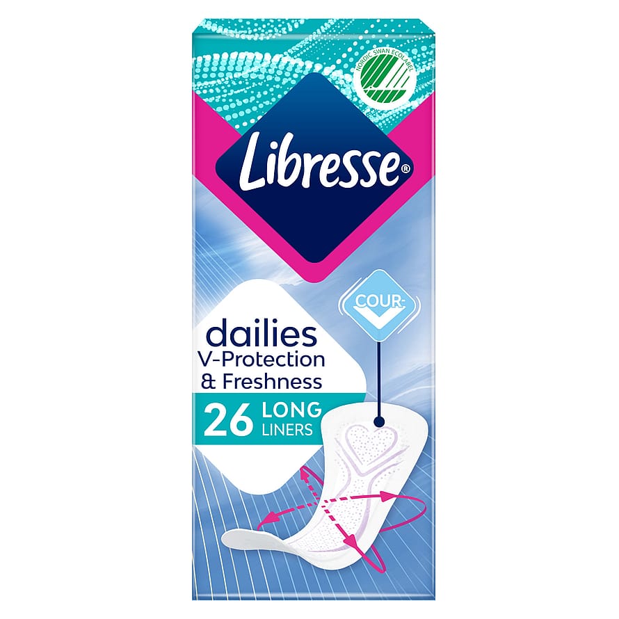 Libresse Trusseindlæg Long 26 stk