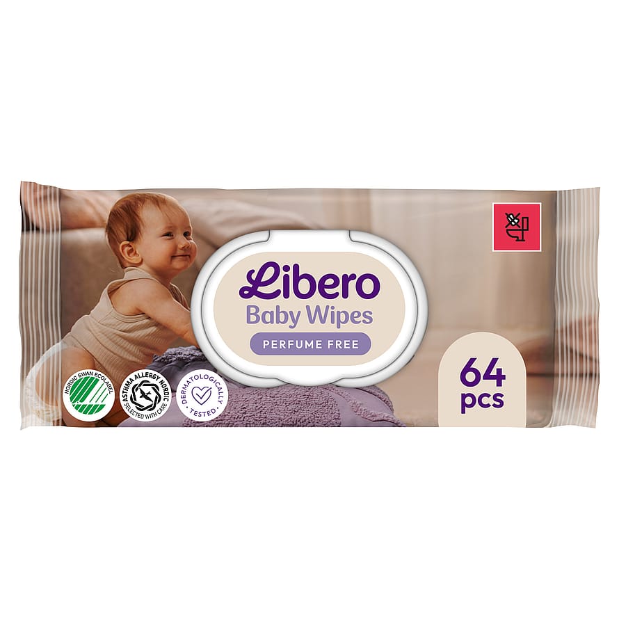 Libero Vådservietter 64 stk.