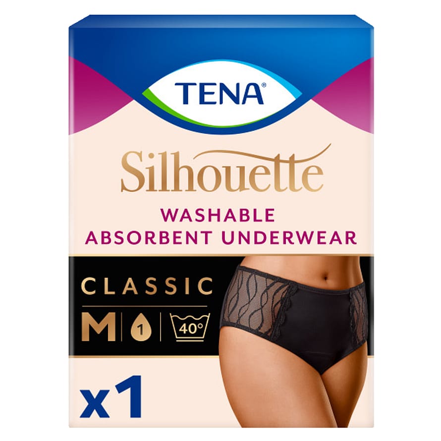 Tena Silhouette Inkontinenstrusse Classic Sort M
