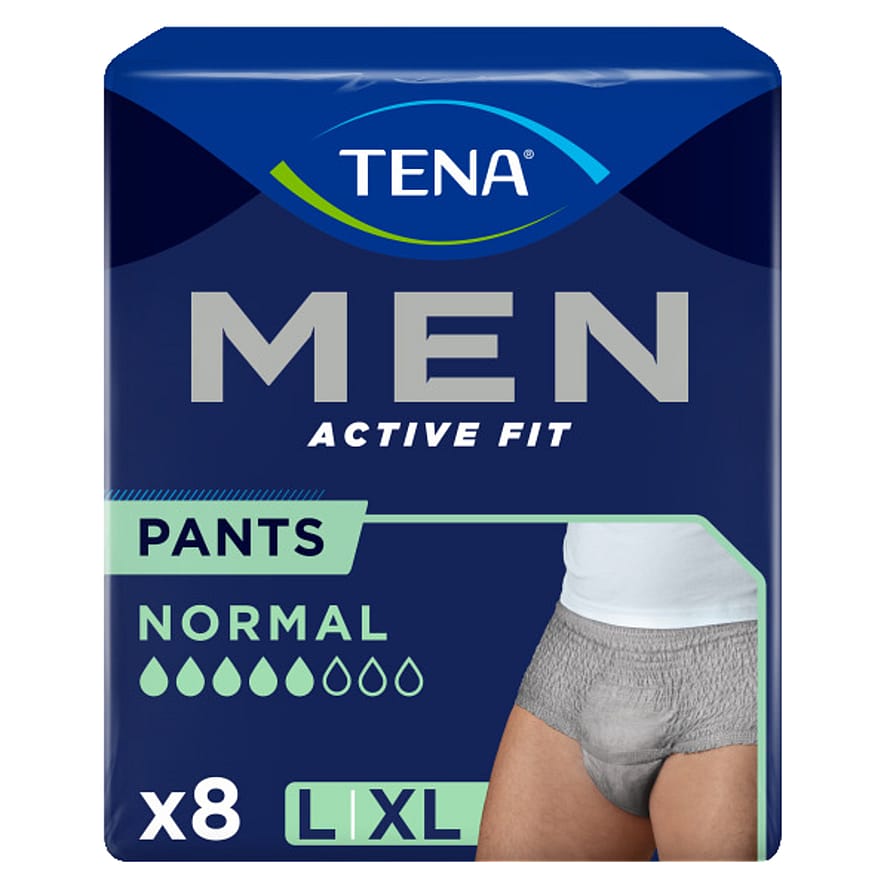 Tena Men Active Fit Pants Grå L/XL