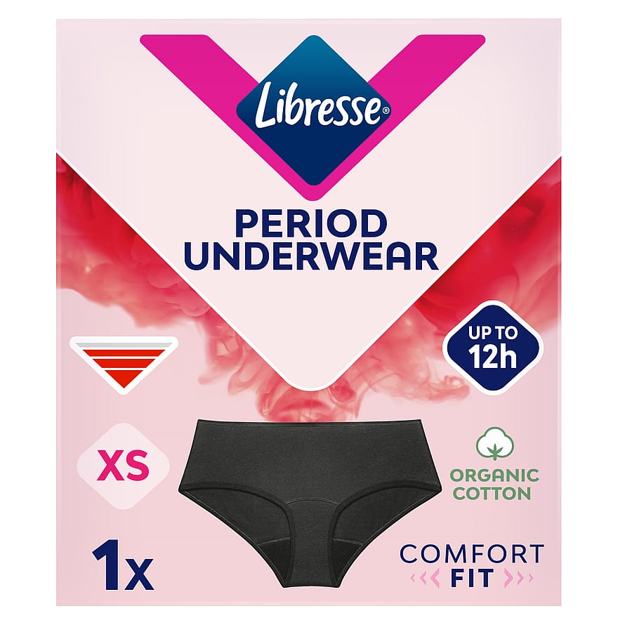 Libresse Menstruationstrusser Hipster Sort XS