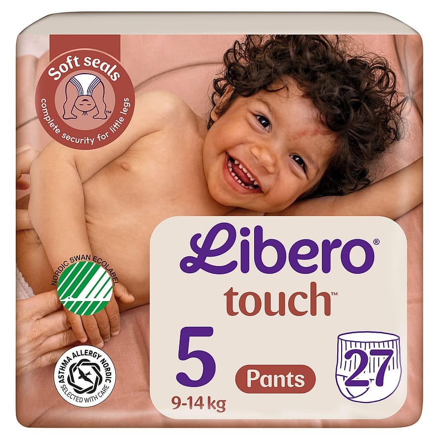 Libero Touch Bukseble Str. 5, 9-14 kg - 27 stk