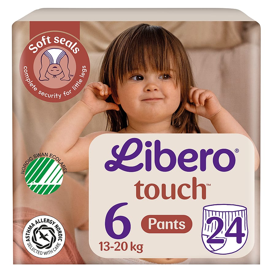 Libero Touch Bukseble Str. 6, 13-20 kg - 24 stk