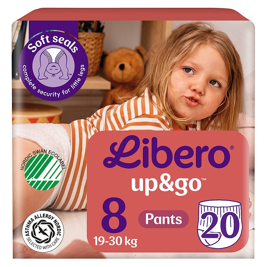 Libero Up&Go Bukseble Str. 8, 19-30 kg - 20 stk