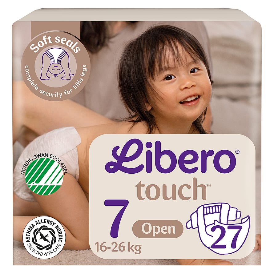 Libero Touch Åbne Bleer Str. 7, 16-26 kg - 27 stk