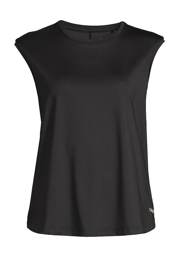Casall Laser Mesh Muscle Tank Black XS