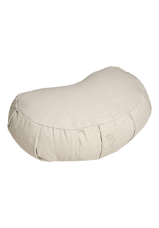Casall Meditation Pillow Halfmoon Shape Light Cashmere