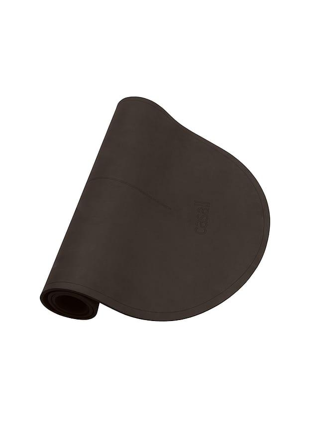 Casall Oval Pilates and Training Mat Dark Brown 8 mm