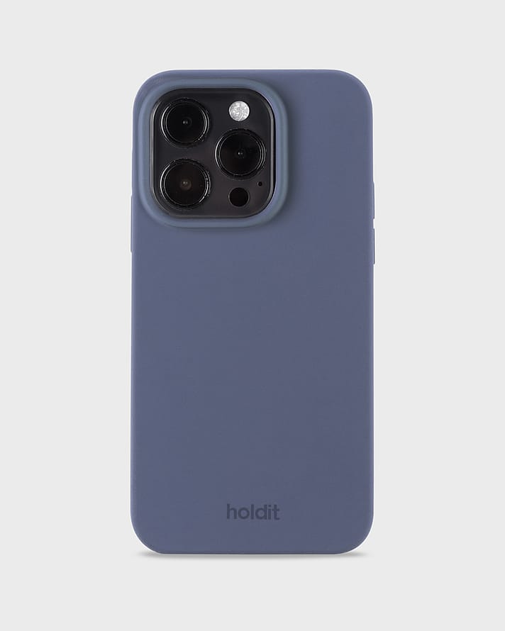 HOLDIT Silicone Case iPhone Pacific Blue 14 Pro