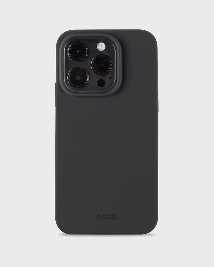 HOLDIT Silicone Case iPhone Black 15 Pro