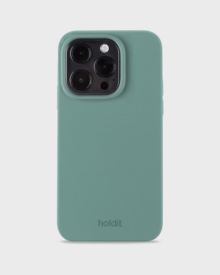 HOLDIT Silicone Case iPhone Moss Green 15 Pro