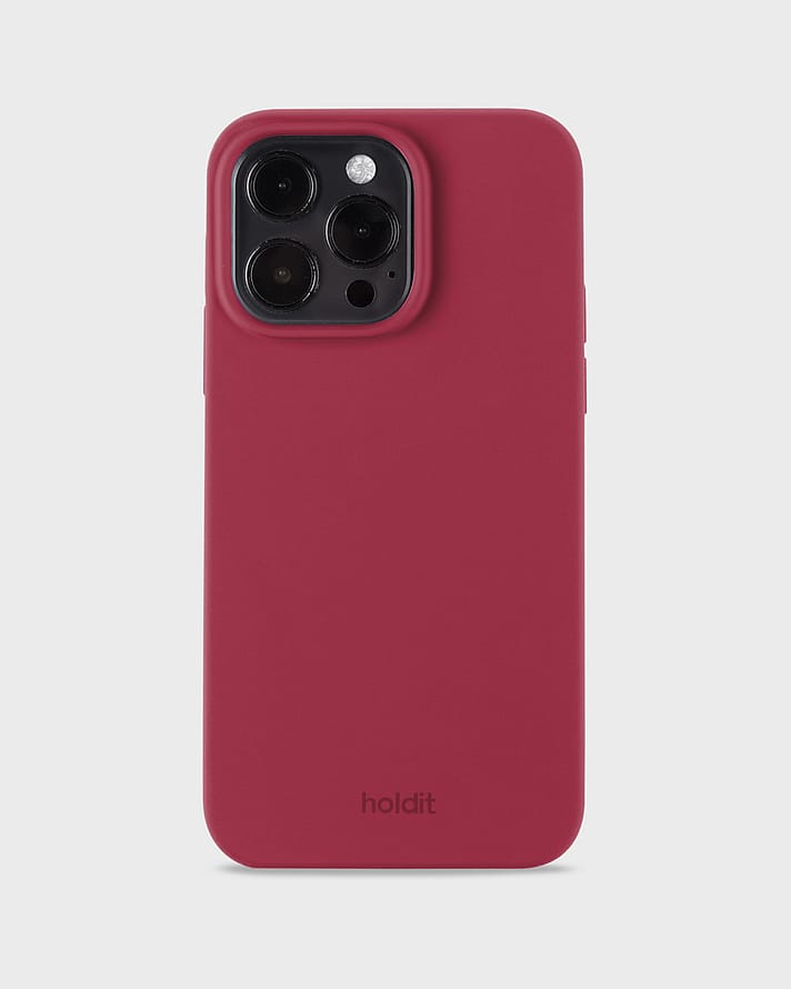 HOLDIT Silicone Case iPhone Red Velvet 15 ProMax